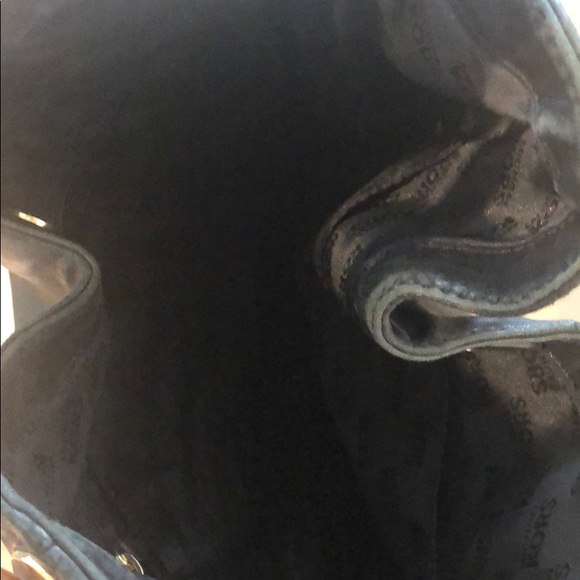 Michael Kors Black Leather Tote - Picture 3 of 3